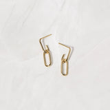 Paperclip Chain Earrings