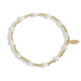 Pearl and Gold Filled Beaded Bracelets