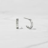Star Studded Hoop Earrings