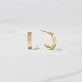 Star Studded Hoop Earrings