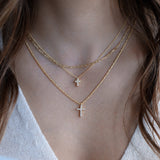 Tiny Cross Necklace