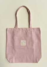 Strawberry Gingham Tote Bag - Regular