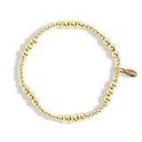 Pearl and Gold Filled Beaded Bracelets