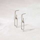Paperclip Chain Earrings