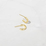 Star Studded Hoop Earrings