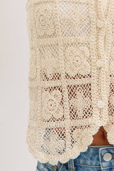 Boho Crochet Lace Top