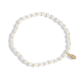 Pearl and Gold Filled Beaded Bracelets