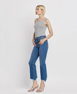 High Rise Kick Flare Jeans in Generosity