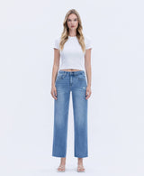High Rise Slim Wide- Supported