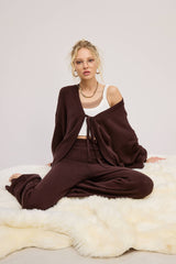 Chocolate Knit Cardigan