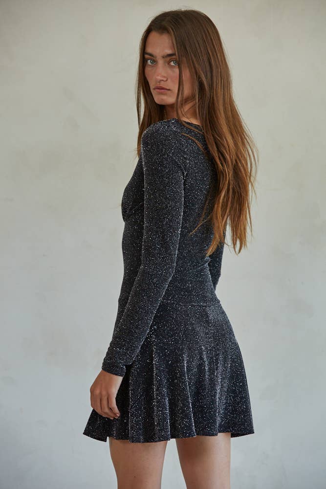 Shimmer Mini Dress