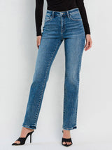 High Rise Straight Jeans- Illuminate