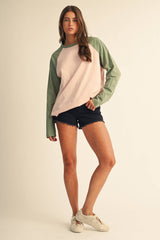 Raglan Long Sleeve Baseball Tee