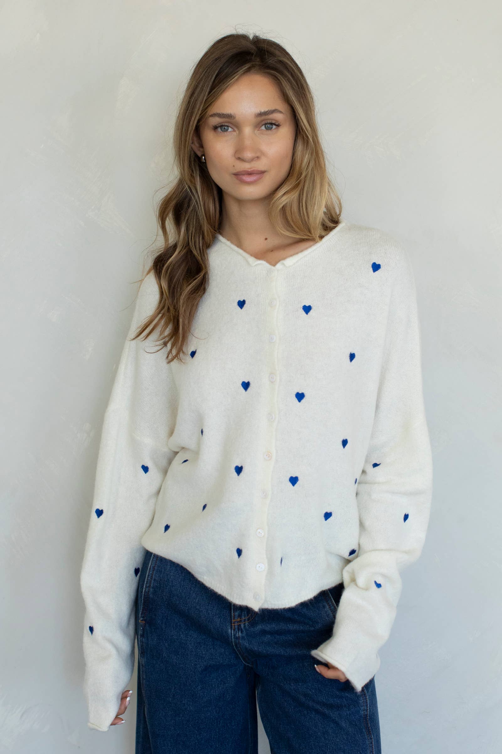 Piper Cardigan - Hearts