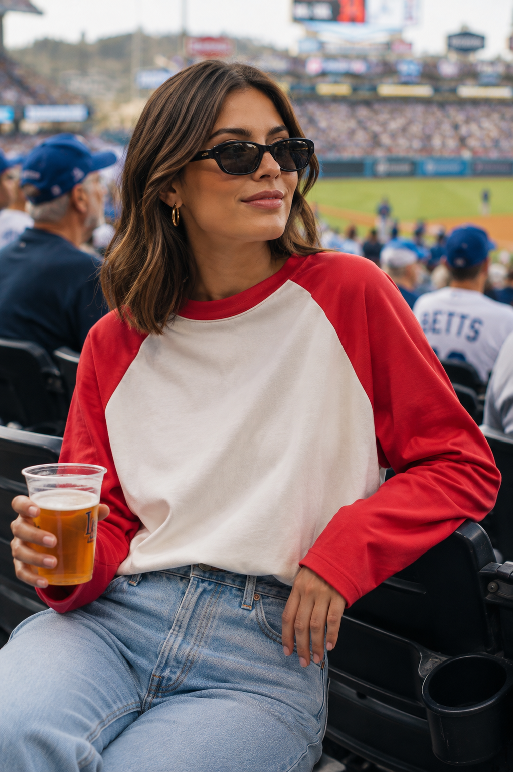 Raglan Long Sleeve Baseball Tee