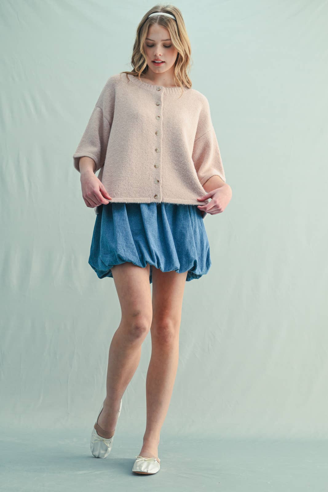 Ballet Short Sleeve Cardigan
