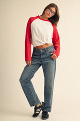 Raglan Long Sleeve Baseball Tee