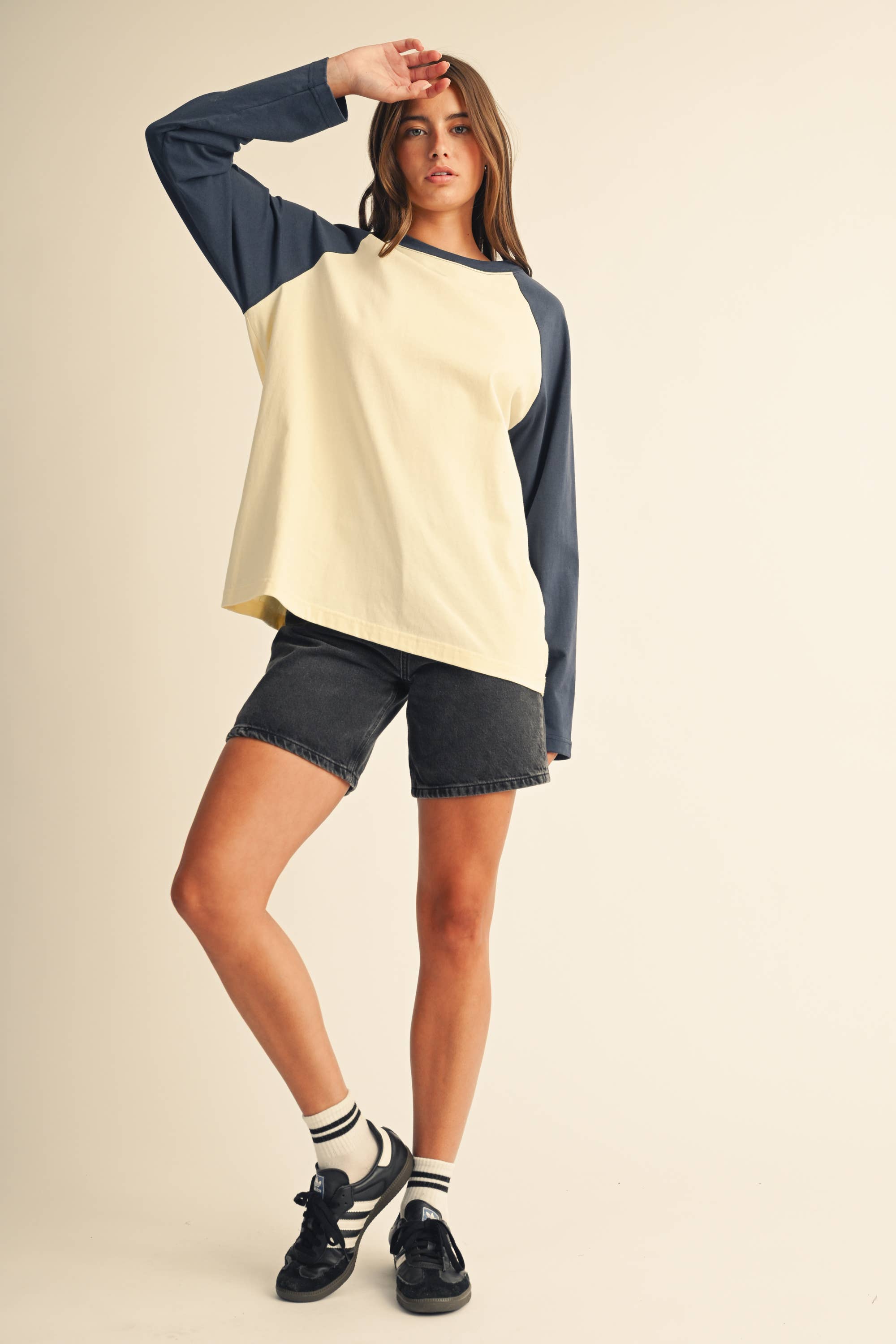 Raglan Long Sleeve Baseball Tee