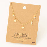 Texas Star Boots Station Necklace