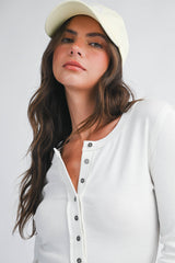 Henley Long Sleeve Top
