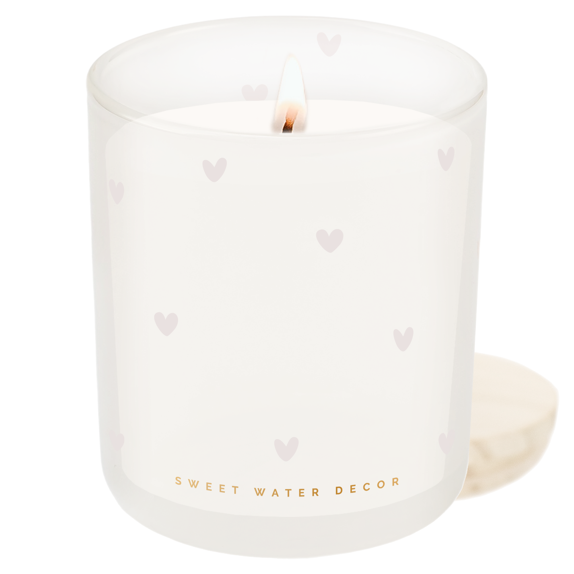 All Over Hearts 12 oz Soy Candle