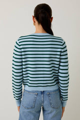 Kerri Stripe Sweater Cardigan