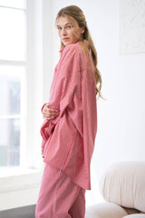 Red Ruby Stripe Pants