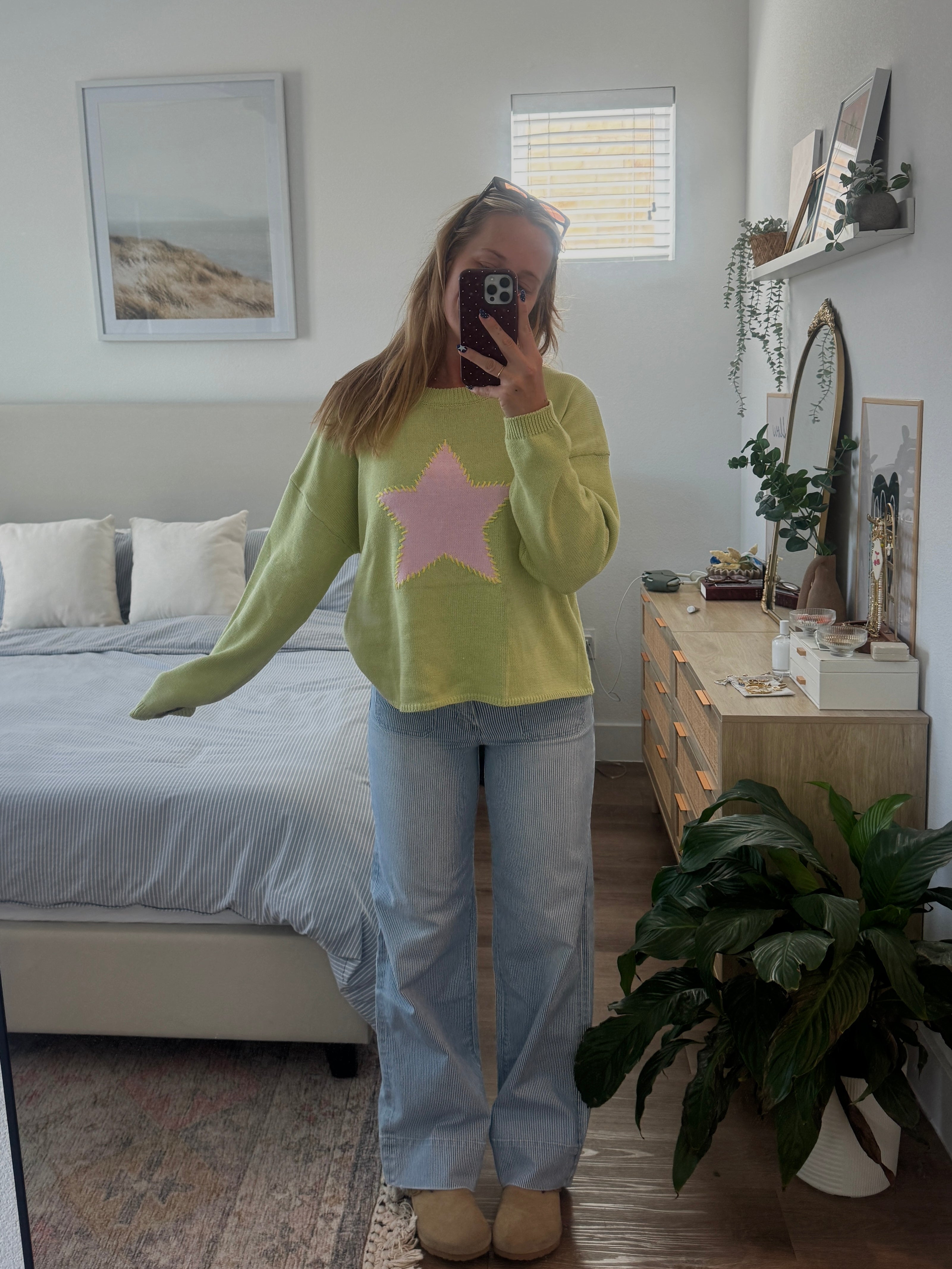 Star Stitch Sweater