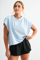 Flow Open-Back Pima Cotton Tee