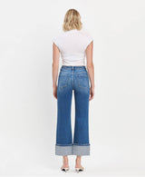 90'S Vintage HR Cuff Jeans