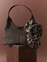 Kenny Suede Bag in Brown