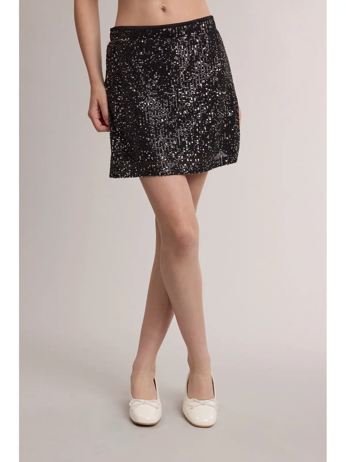 Sequin Mini Skirt