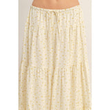 Floral Tiered Skirt