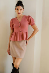 Brinley Peplum Top