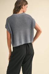 Dolman Sleeve Knit Top