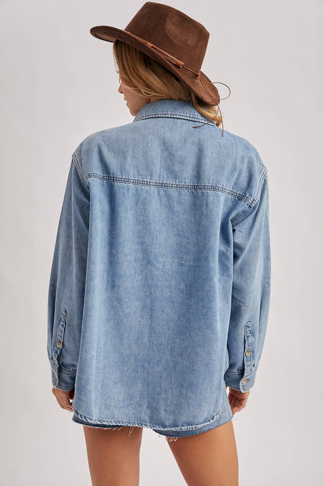 Denim Button Down Shirt