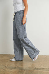 Loose-Fit Adjustable Tie-Front Pants