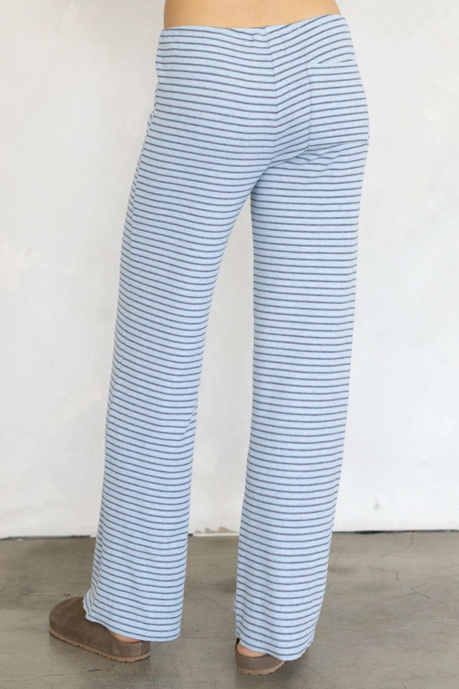 Brushed Striped Pant - Set