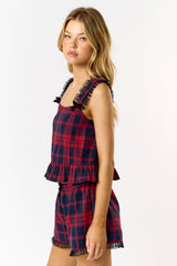 Christmas Plaid Pajama Set - Bottom