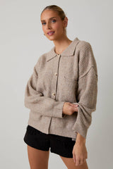 Oatmeal Sweater Jacket