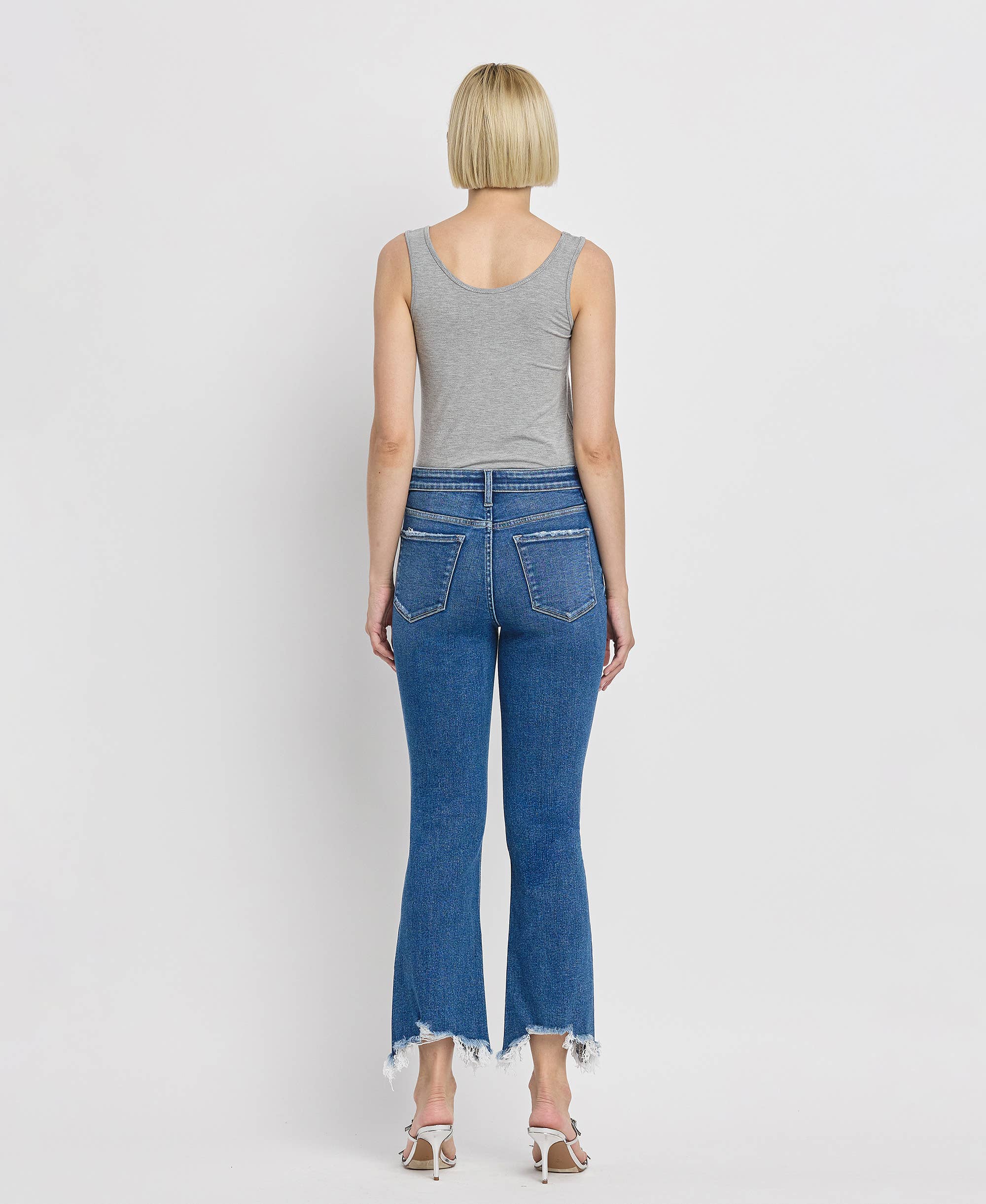 High Rise Kick Flare Jeans in Generosity