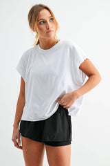 Flow Open-Back Pima Cotton Tee