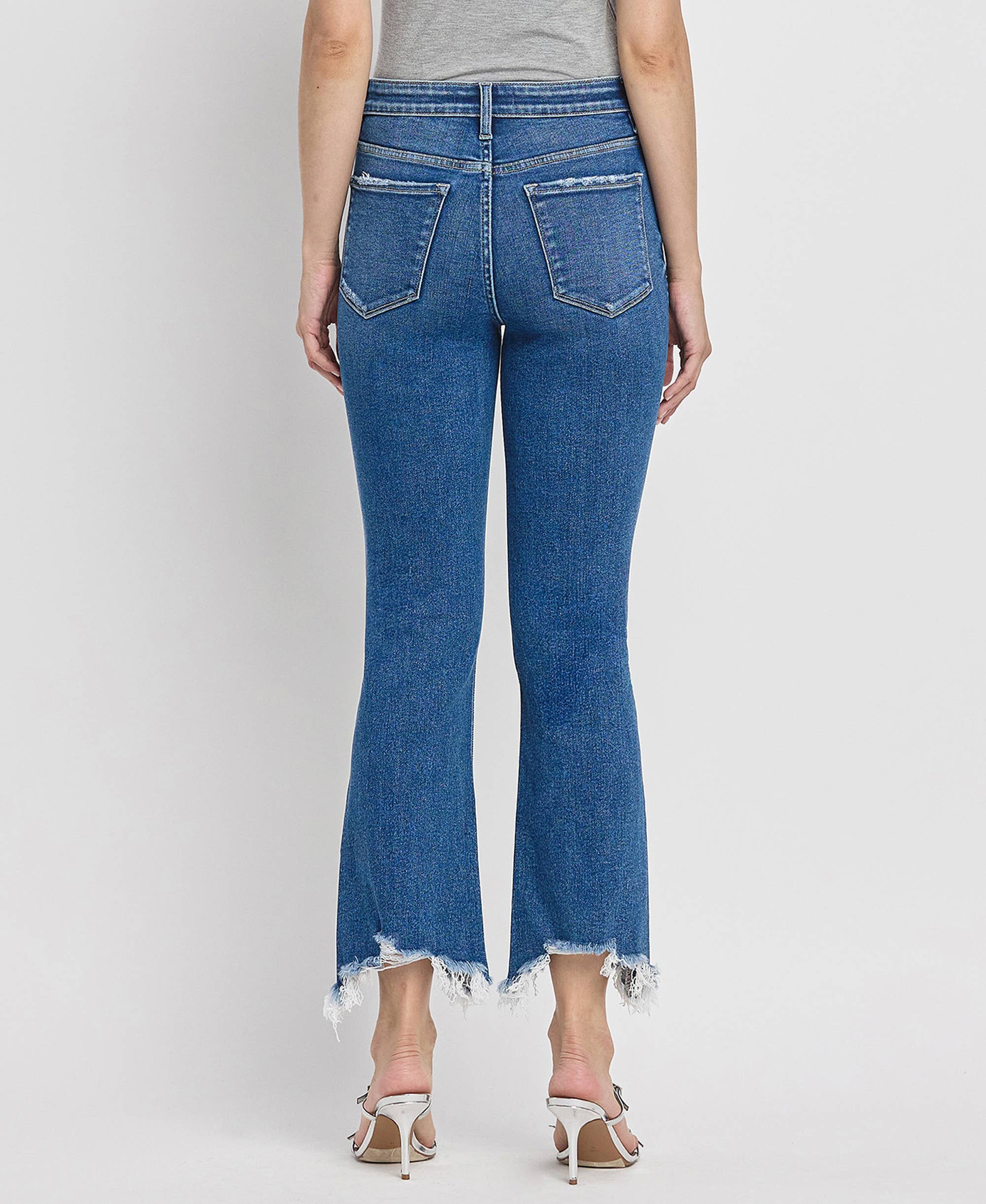 High Rise Kick Flare Jeans in Generosity