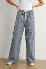 Loose-Fit Adjustable Tie-Front Pants