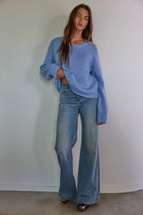 Knit Ribbed Detail Sweater