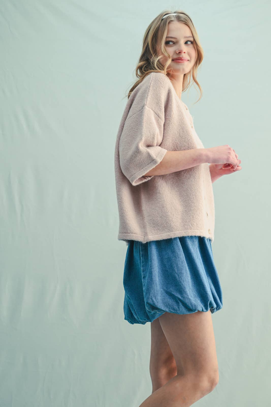 Ballet Short Sleeve Cardigan