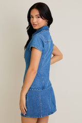 Sarah Denim Top