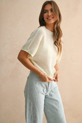 Knitted Back Detail Top