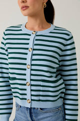 Kerri Stripe Sweater Cardigan