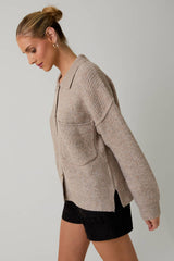 Oatmeal Sweater Jacket